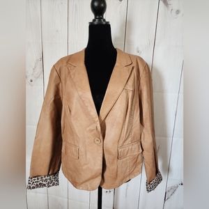 Xhilaration Faux Leather Jacket,  Size XXL